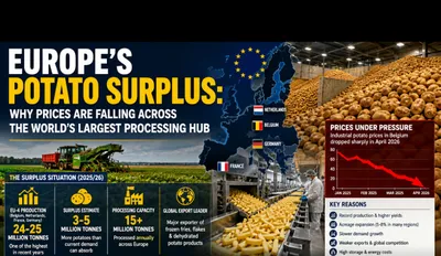 Europe’s Potato Surplus: Why Prices Are Falling Across the World’s Largest Processing Hub