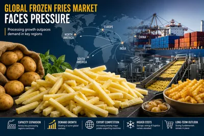 Global Frozen Fries Market Faces Pressure as Processing Growth Outpaces Demand in Key Regions.