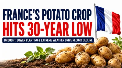 France faces lowest potato yield in over 30 years as drought hits crops